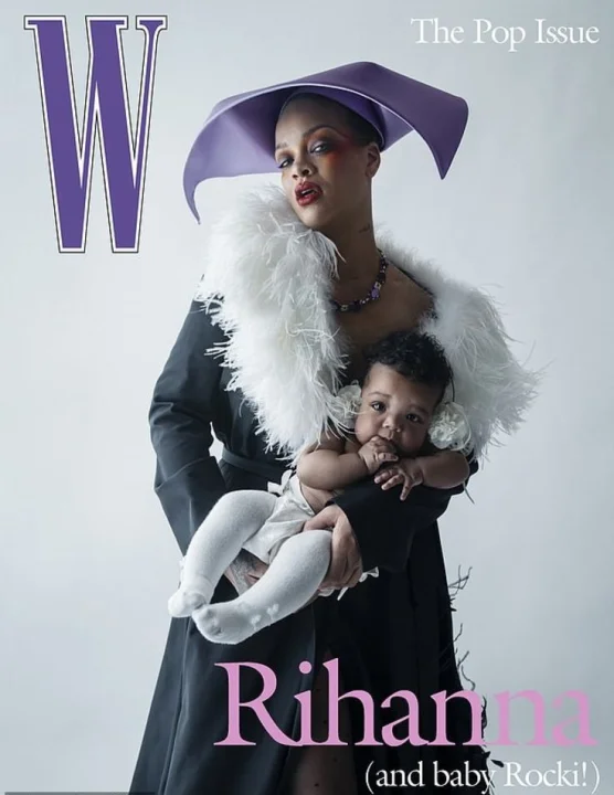 Rihanna ve Kızı Rocki İlk Kez Dergi Kapağında